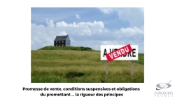 Promesse de vente et conditions suspensives